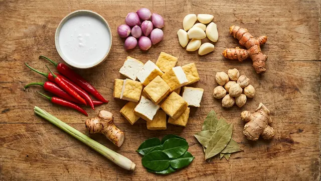 Resep gulai tahu tanpa daging (AI Generated)