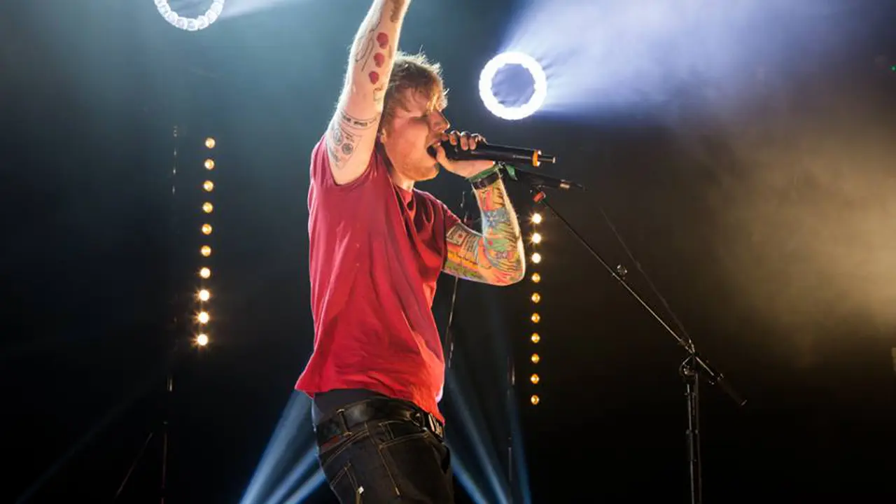 Ed Sheeran saat konser di London (Edsheeran.com)