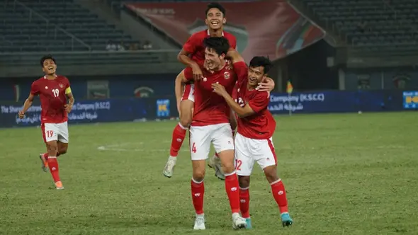Marselino Ferdinand menutup kemenangan telak 7-0 Timnas Indonesia atas Nepal. (Dok PSSI)