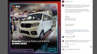 Esemka Siap Perkenalkan Mobil Listrik Bima di IIMS 2023  (@iims_id/Instagram)