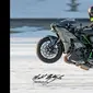 Kawasaki Ninja H2 diharuskan wheeli dengan kecepatan diatas 206,04 km/jam.