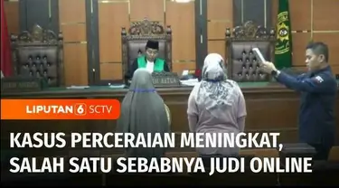 Dampak kecanduan judi online ternyata menjadi salah satu faktor tingginya kasus perceraian di Kabupaten Dharmasraya, Sumatra Barat. Bahkan diperkirakan hingga akhir tahun ini angka perceraian lebih tinggi dibanding tahun lalu.