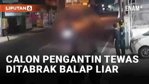 VIDEO: Viral Calon Pengantin Pria Tewas Ditabrak Balap Liar di Bogor