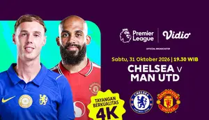 Chelsea vs Manchester United: Duel Kebangkitan di Liga Inggris 2026/27 dengan 4K Hanya di Vidio