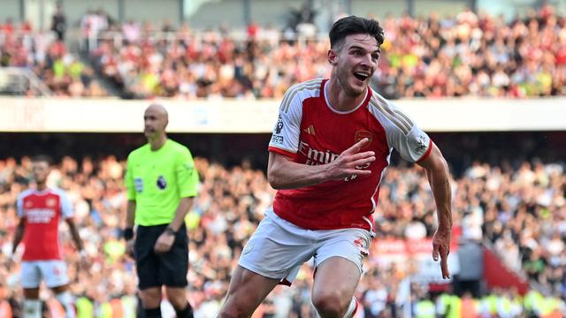 Foto: Dar Der Dor, Tiga Gol Arsenal Sukses Permalukan MU di Liga Inggris