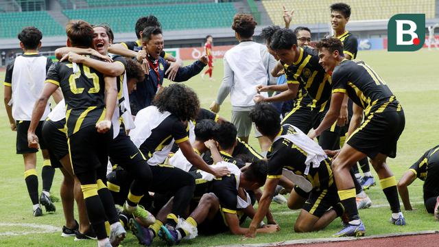 Foto: Luapan Kebahagiaan Timnas Laos dan Malaysia Usai Dipastikan Tampil di Final Piala AFF U-19 2022