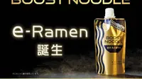 Boost Noodle, jenis baru ramen instan Jepang yang dirancang untuk dikonsumsi dengan satu tangan. (Nippon Ham/Oddity Central)