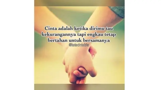 Foto kata-kata cinta (sumber: instagram/@katacintakita)