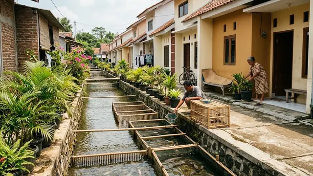 Potensi Budidaya Ikan di Selokan Rumah