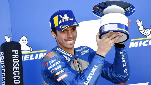 Alex Rins Juara, Alex Marquez Tampil Mengesankan di MotoGP Aragon
