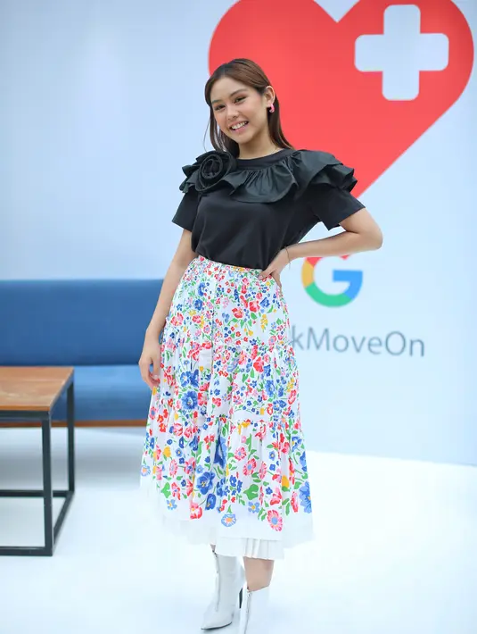 Vanesha Prescilla di temui kawasan SCBD, Jakarta Selatan, Kamis (6/2/2020). (Adrian Putra/Fimela.com)