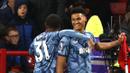 Aston Villa pesta lima gol tanpa balas kala bertandang ke markas Sheffield United. Pada laga ini, Ollie Watkins hadir sebagai bintangnya. Penyerang berkebangsaan Inggris tersebut berperan dalam memberikan 1 gol dan 2 assist. (AFP/Darren Staples)