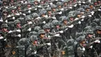 Pasukan Korea Selatan berbaris dalam upacara peringatan ke-75 Hari Angkatan Bersenjata Korea di Seongnam pada tanggal 26 September 2023. (KIM HONG-JI/POOL/AFP)