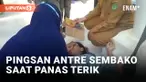 Antre Sembako Murah Saat Panas Terik, Sejumlah Warga di Gorontalo Pingsan