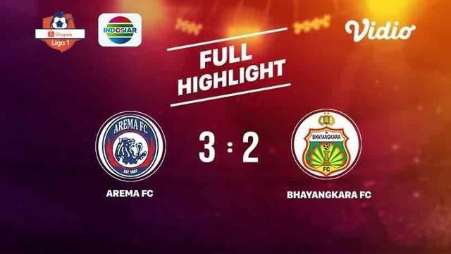 Laga lanjutan Shopee Liga 1, Arema VS Bhayangkara berakhir 3-2
#shopeeliga1