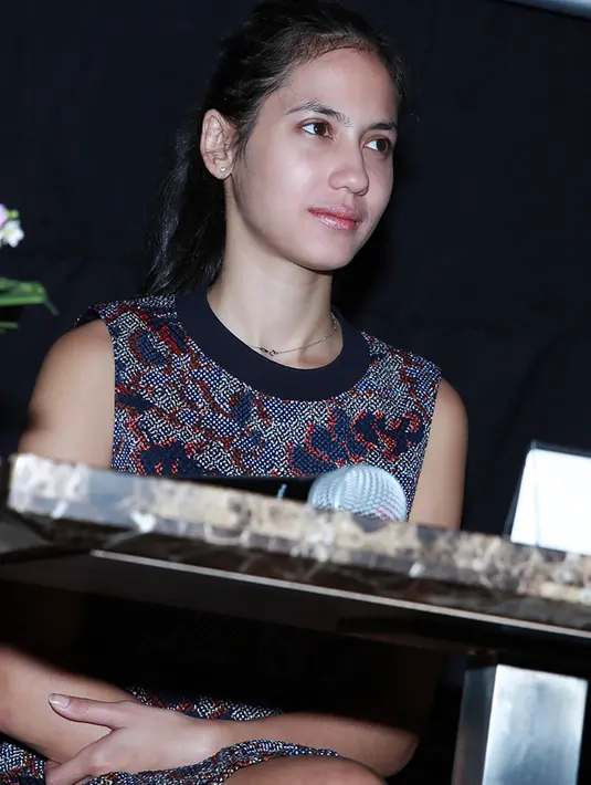 Artis multitalenta,Pevita Pearce sangat senang bergabung dalam acara launching iklan pariwisata.“kehormatan bagi saya bisa hadir,karena sebagai generasi muda muda Indonesia bangga akan alam yang begitu indah di negri kita. (Deky Prayoga/Bintang.com)