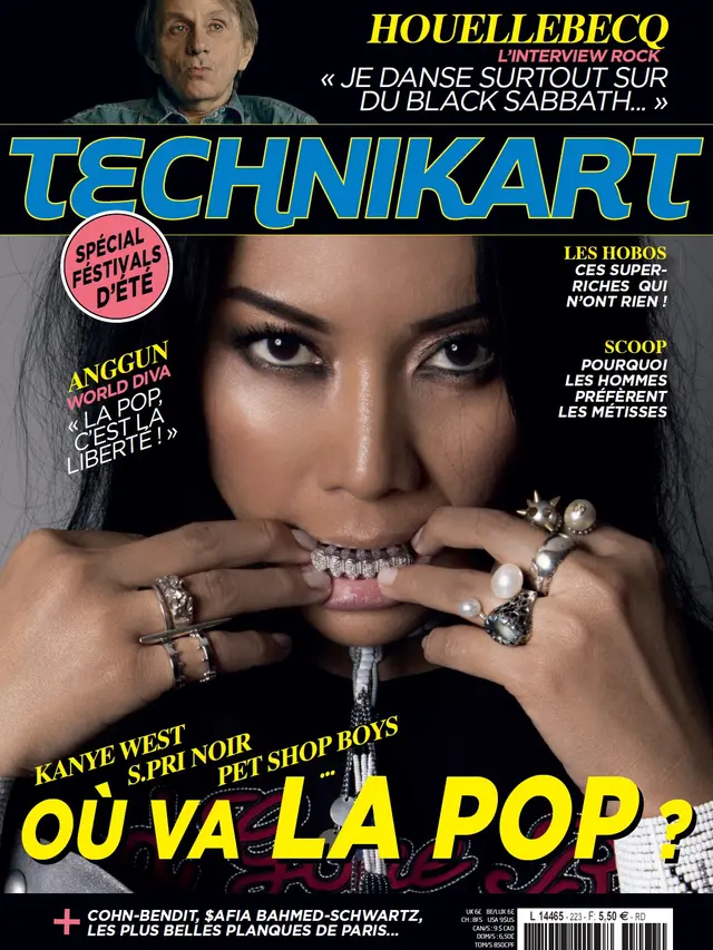 Anggun di Majalah Prancis Technikart