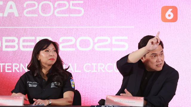 Direktur Utama InJourney Maya Watono dan Menpora RI Erick Thohir