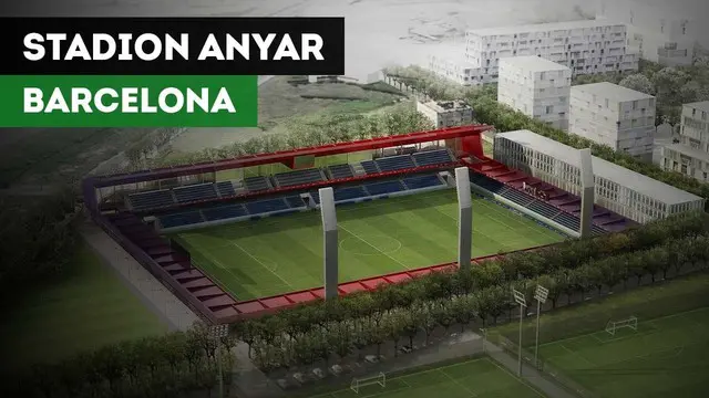 Berita video Barcelona membangun stadion baru dengan nama Estadi Johan Cruyff.