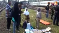 [VIDEO] Pria Tewas Ditabrak Cirebon Ekspress di Bekasi