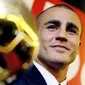 Mantan pemain tim nasional Italia, Fabio Cannavaro, meraih penghargaan Ballon d'Or 2006. (AFP/Franck Fife)