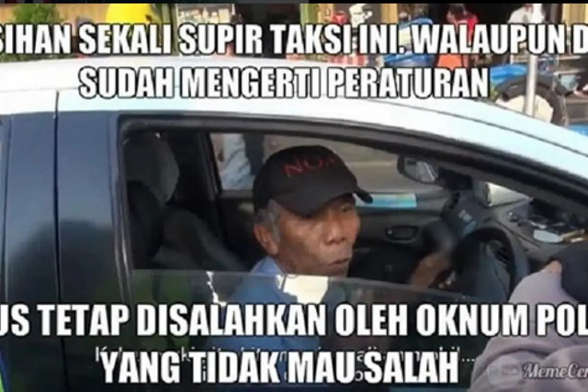 Heboh! Meme Lucu ‘Polisi Selalu Benar’