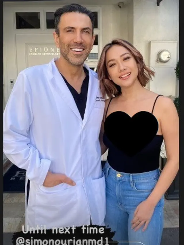 BCL menjalani perawatan wajah dengan dr. Simon Ourian, dokter langganan Kim Kardashian dan Kylie Jenner (Foto: Instagram @bclsinclair)