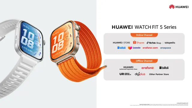 Smartwatch Stylish untuk Gaya Hidup yang Aktif, Huawei Watch Fit 5 Series Resmi Hadir dengan Fitur yang Lebih Lengkap