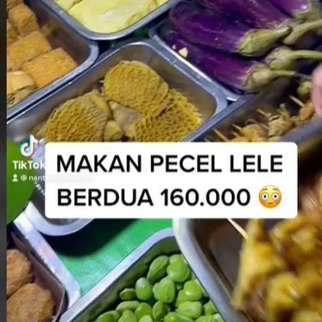 Viral Pria Makan Berdua di Warung Pinggir Jalan Habis Rp160 Ribu