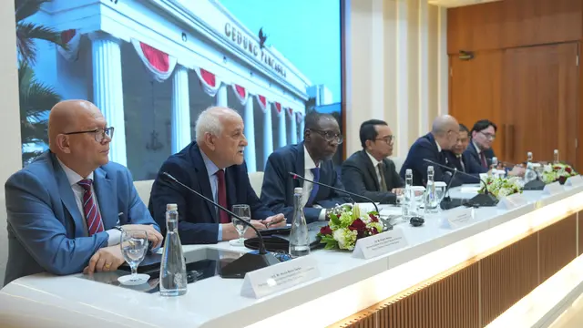 Indonesia jadi tuan rumah kunjungan Delegasi Biro Komite Palestina PBB (Committee on the Exercise of the Inalienable Rights of the Palestinian People / CEIRPP). (Kemlu RI)