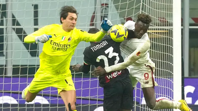 AC Milan Gagal Menang Lawan AS Roma di Liga Italia