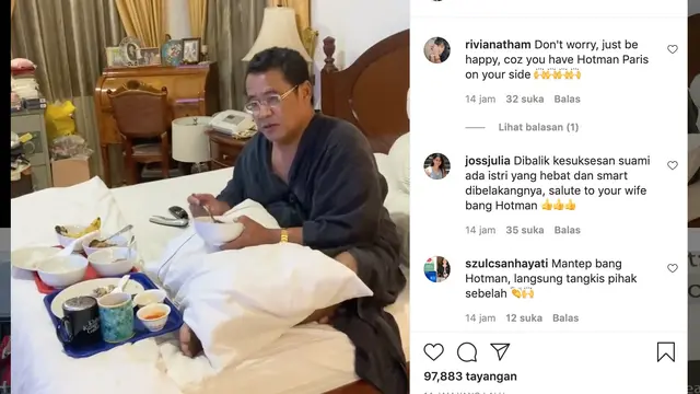 Unggahan Hotman Paris. (Foto: Instagram @hotmanparisofficial)