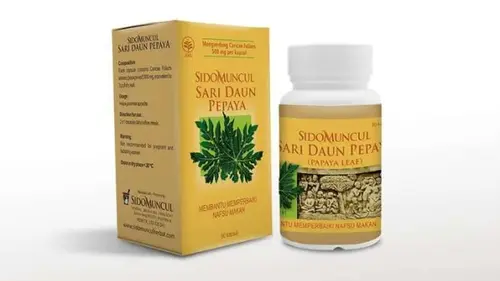 Khasiat Sido Muncul Natural Sari Daun Pepaya