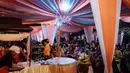 Para tamu undangan di pernikahan Gibran Rakabuming dan Selvi Ananda. (Bintang.com)