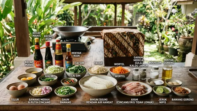 Resep Bihun Goreng Ayam (AI Generated)