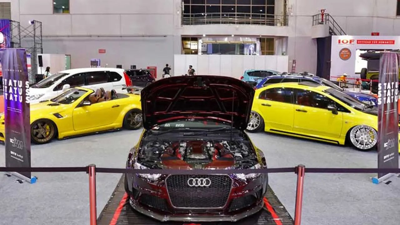 Deretan mobil keren yang dimodifikasi pada ajang IIMS Hybrid 2021