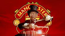 Manchester United - ilustrasi Sir Alex Ferguson master of puppet (Bola.com/Adreanus Titus)