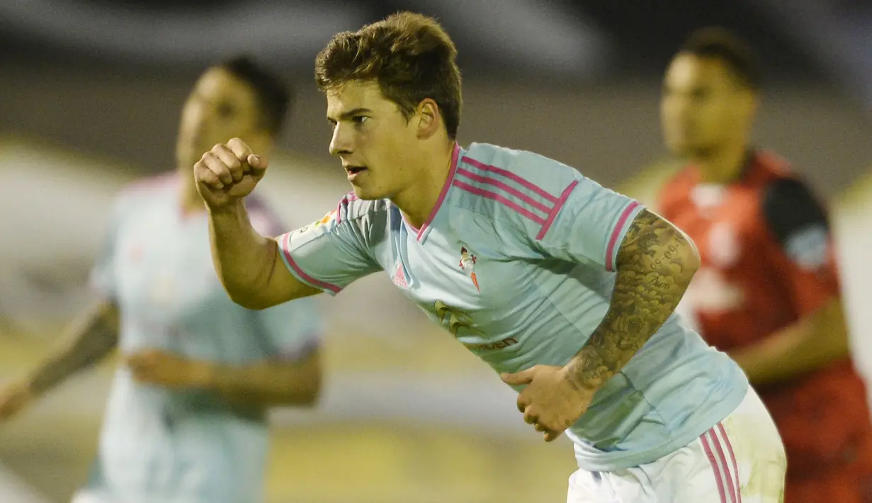Santiago Mina - Mina mencatatkan nama di buku sejarah sebagai pemain termuda keempat yang mencetak empat gol dalam satu laga di Spanyol. Pemain berusia 19 tahun itu melakukannya saat membantu Celta Vigo menghancurkan Rayo Vallecano 6-1 pada musim 2014-2015. (AFP/Miguel Riopa)