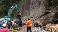 Bencana longsor melanda Dusun Kemuning, Desa Linggasana, Kecamatan Bebandem, Kabupaten Karangasem, Bali, Senin (11/9/2023). (Liputan6.cpom/ Dok Basarnas Bali)