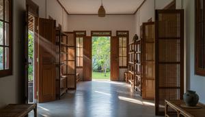 Model Rumah Desa Dengan Lorong Angin Biar Sirkulasi Udara Maksimal (Foto: AI)