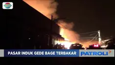 Seorang pedagang kios buah mengatakan, peristiwa kebakaran bermula dari los sayur mayur dan sembako.