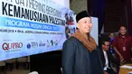 Tidak hanya berdua sang anak, Ghaniya D’Salma Firdaus , ada juga Melly Goeslaw yang turut andil ke Palestina bersama dengan Opick dan anggota Duta Kemanusiaan Indonesia lainnya. (Deki Prayoga/Bintang.com)