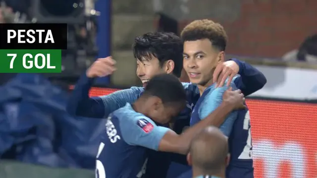 Berita video highlights Tottenham Hotspur meraih kemenangan 7 gol atas Tranmere Rovers pada babak ketiga Piala FA 2018-2019.