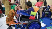 Bantuan kursi roda adaptif ini merupakan kerja sama antara Pemerintah Provinsi Jawa Tengah dengan Pemerintah Australia, melalui lembaga non-pemerintah/Istimewa.