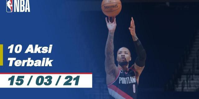 VIDEO: 10 Aksi Terbaik NBA 15 Maret 2021, Melihat Slam Dunk Fantastis dari Ja Morant