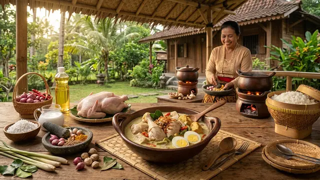 Resep Opor Ayam Putih Spesial (AI Generated)