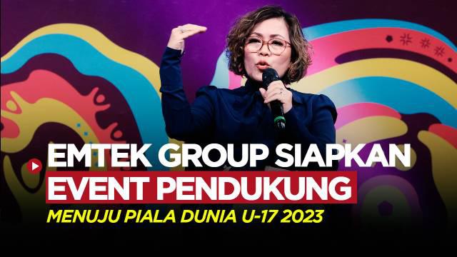 Berita video Elang Mahkota Teknologi (Emtek) resmi jadi pemegang hak siar Piala Dunia U-17 2023. Emtek Group persiapkan berbagai kegiatan pendukung menuju Piala Dunia U-17 2023.