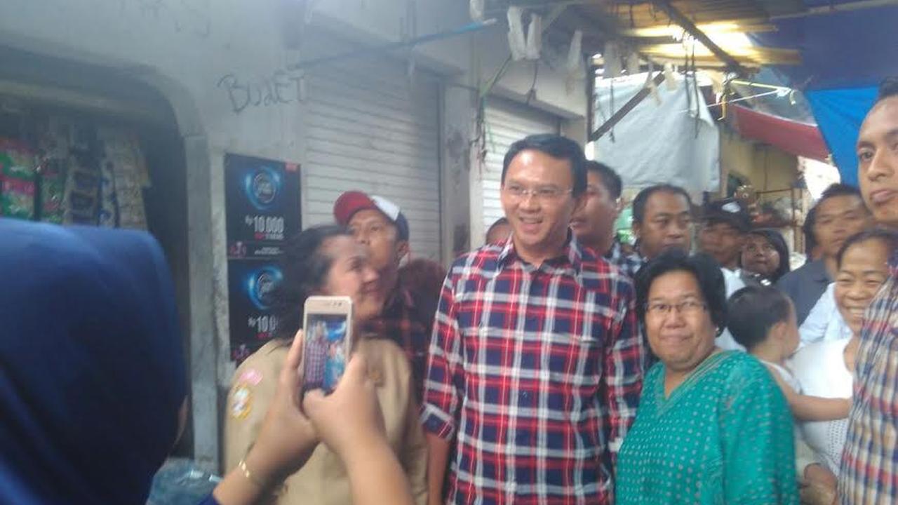 Ahok Blusukan di Rawabelong