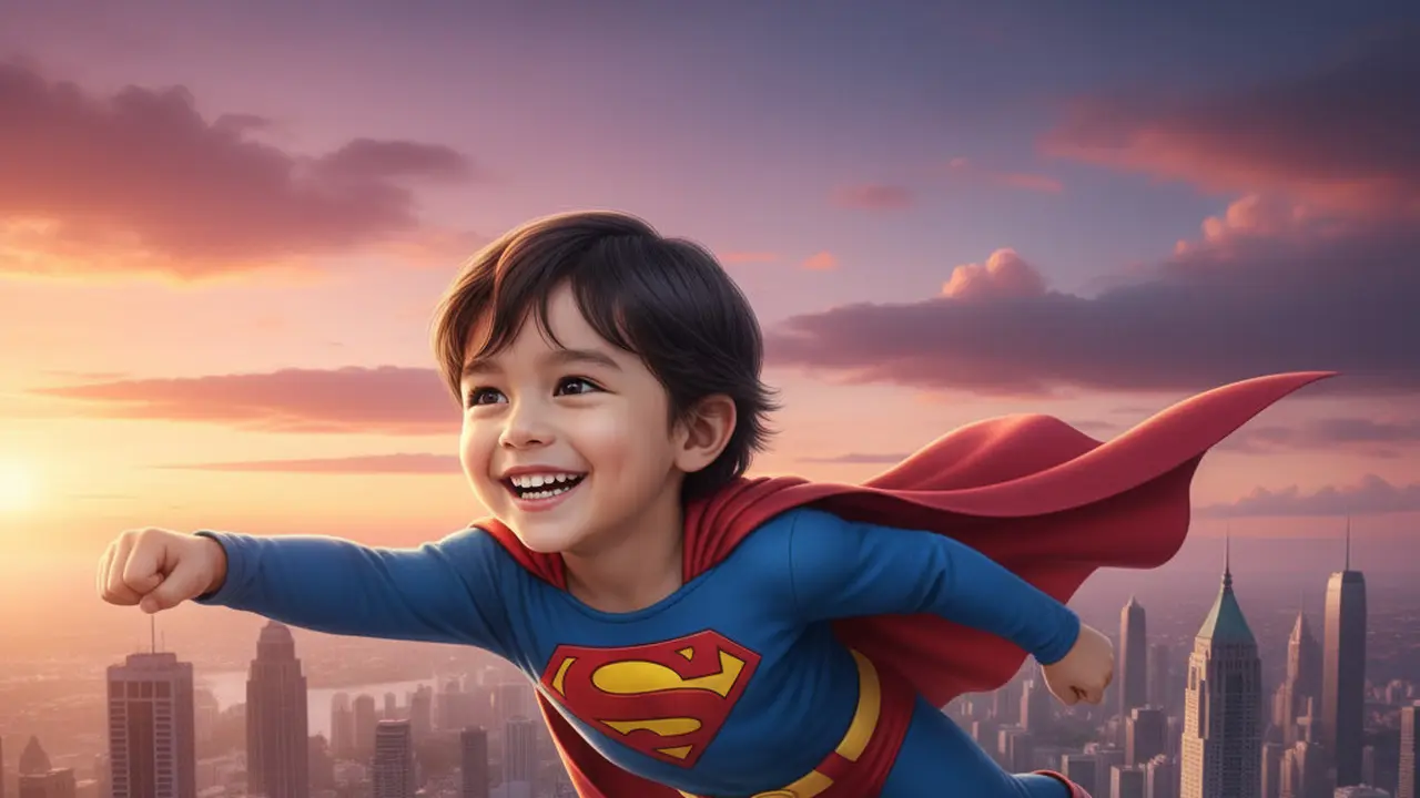 Prompt Gemini AI Viral Edit Foto Anak jadi Poster Ulang Tahun/ Ilustrasi Gemini AI