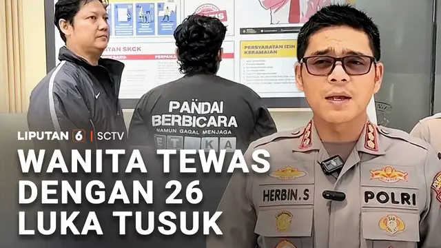 Wanita Tewas dengan 26 Luka Tusuk